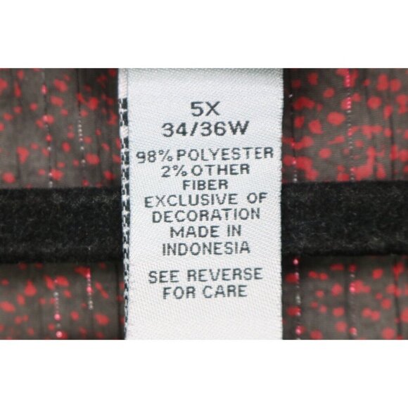 Catherine's Sheer Long Sleeve Wrap Top-Size 5XL-Beaded - Picture 6 of 9